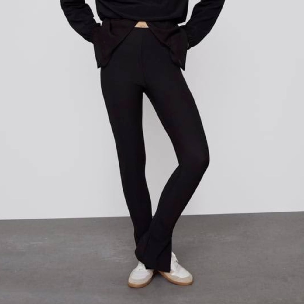 Zara Ottoman Legging w/ Side Slit